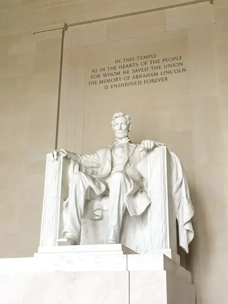 Abraham Lincoln Memorial in DC